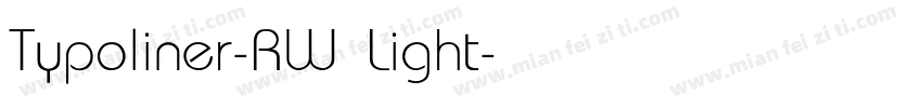 Typoliner-RW Light字体转换